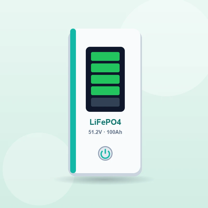 LiFePO4 Lithium Solar Battery