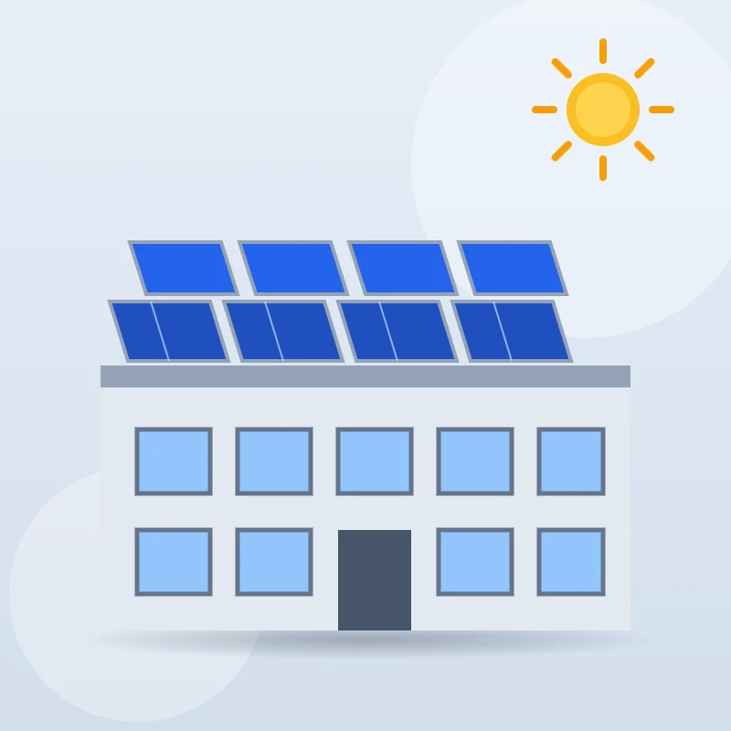 Commercial Rooftop On-Grid Solar Plant (Net Metering)